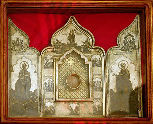 Часть Ризы Господней в храме Христа Спасителя в Москве